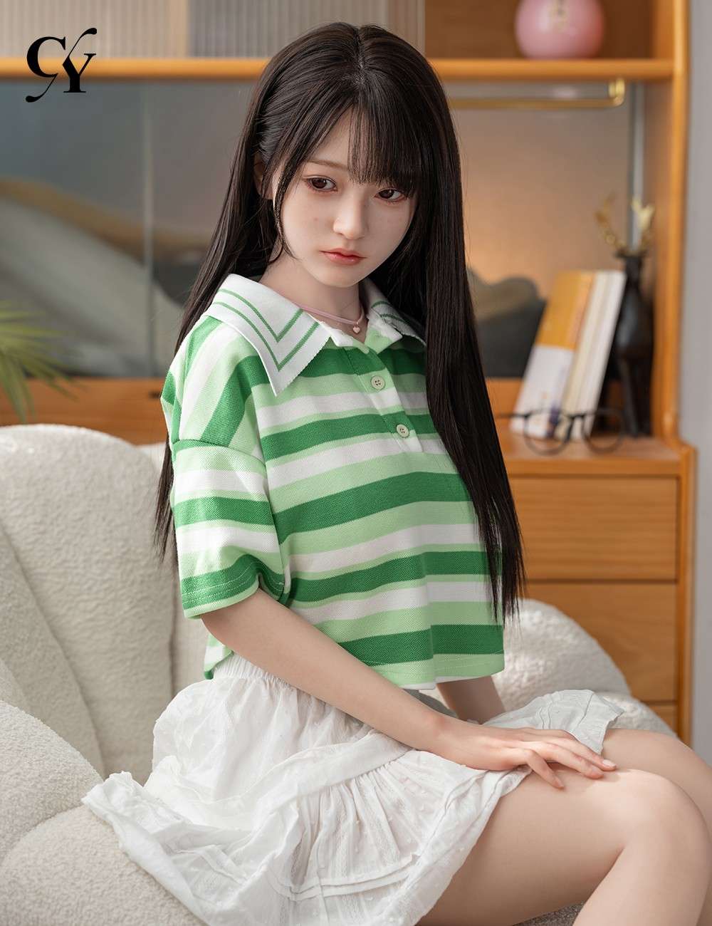TOP CY Doll 157cm (5ft2") Asian Silicone Sex Doll - D-Cup - Shuyu
